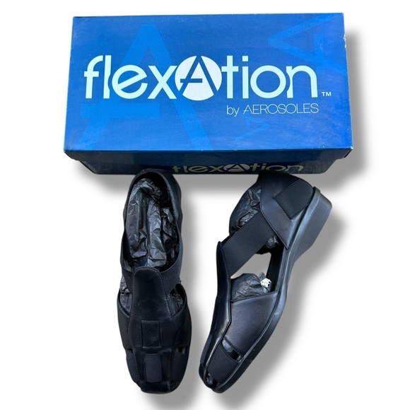 Aerosoles Flexation Black womens Shoes size 8 - Picture 1 of 4